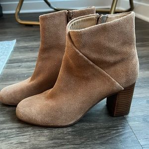 Soludos Tan Suede Bootie